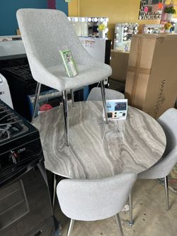 5pc Faux Marble Set