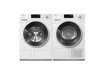 Miele 24'' 660 Premium Washer and 680 Ventless Electric Dryer Set (115V)
