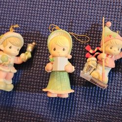 Vintage Precious Moments Holiday Ornaments