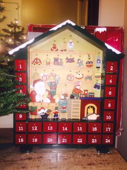 Kirkland signature Costco Santas workshop calendar Christmas