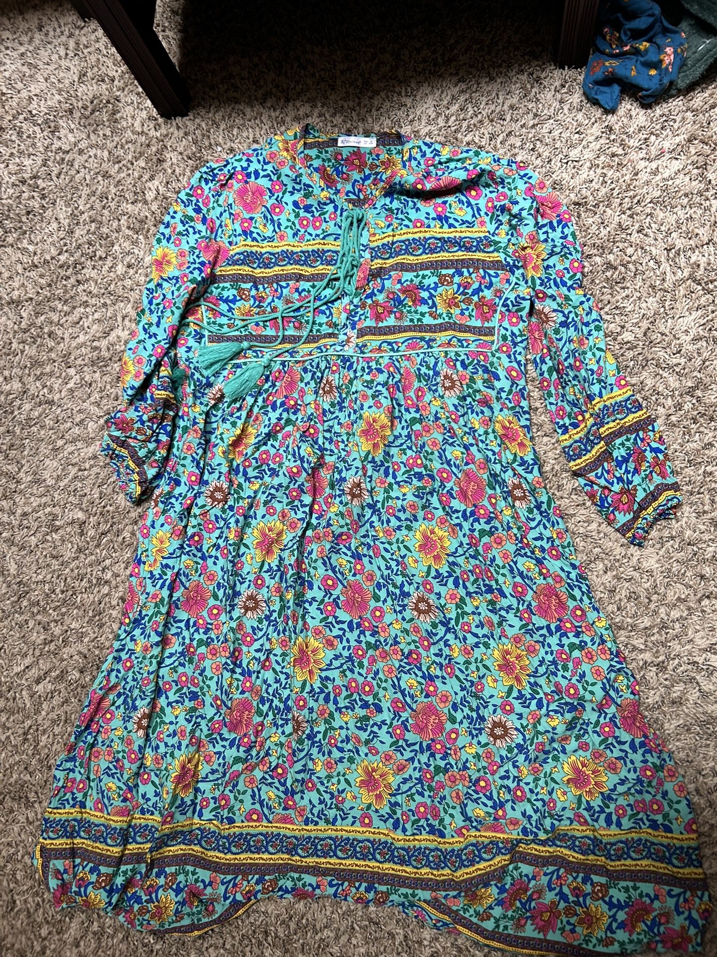 2 Bohemian V-neck Dresses