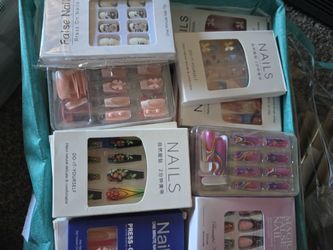Press on nails or glue