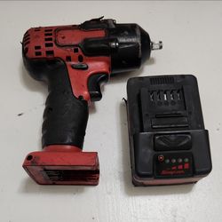 Snap on drill and battery  (no charge)