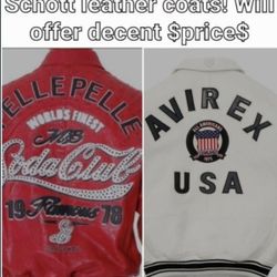 I'm Looking for Avirex, Pelle Pelle, Schott Leather Jackets! Cash In Hand!