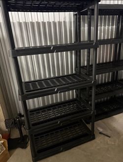 Plastic shelves $39 each