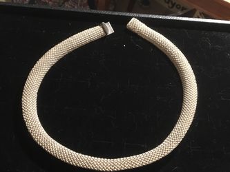 Heavy 925 collar necklace