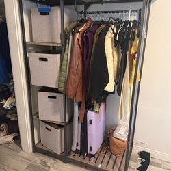 Wore closet system organizer storage