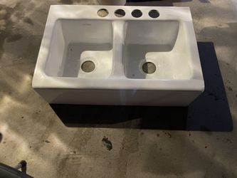 American Standard Cast Iron Apron Kitchen Sink