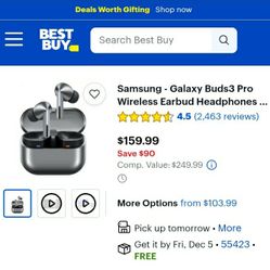 New Samsung Galaxy Buds3 Pro