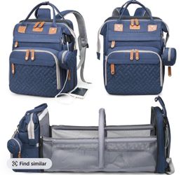 Convertible Diaper Backpack