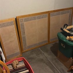 Big Tiled  Dining Room Table