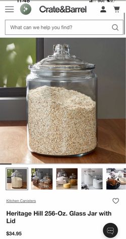 Crate and barrel cookie jar