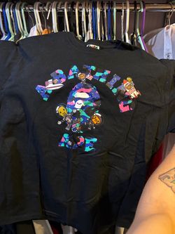 BAPE A Bathing Ape Space Graphic T-Shirt