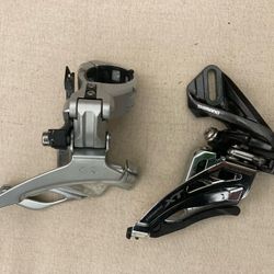 Shimano FD-8020 (2x) and FD M591 (3X) Front derailleurs