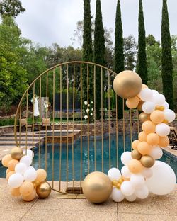 Balloon garlands arch’s, stands, backdrop