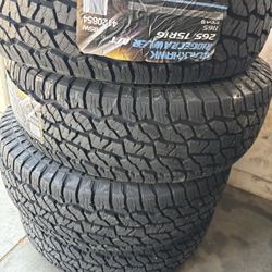 4 Tires 265x75-16 $480