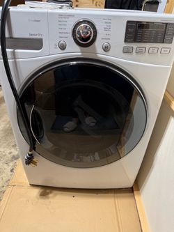 White LG Front Load Washer/Dryer