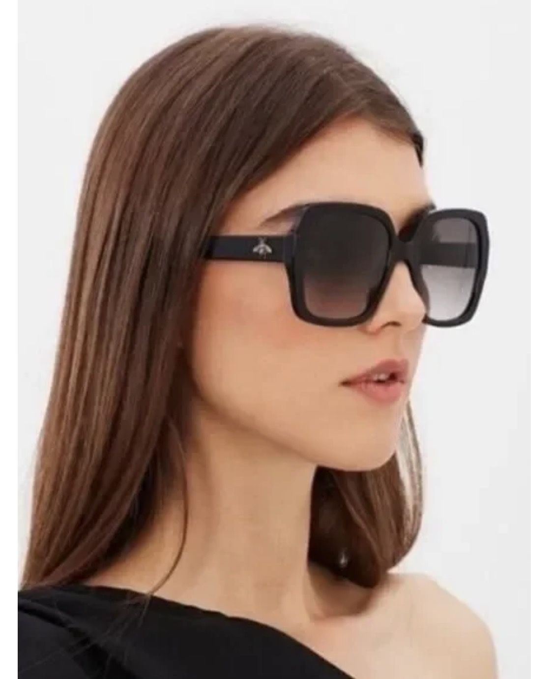 Gucci Classic Rectangular Sun Glasses