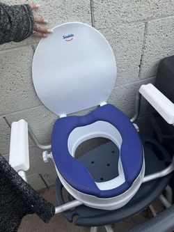 Toilet Chair And Shower Seat For Elderly Or Disabled - Like New