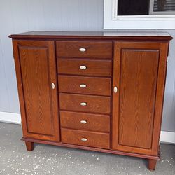 Solid wood dresser and matching night stands