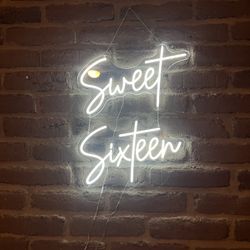 Sweet 16 Fluorescent Sign