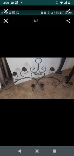 Candle holder decoration