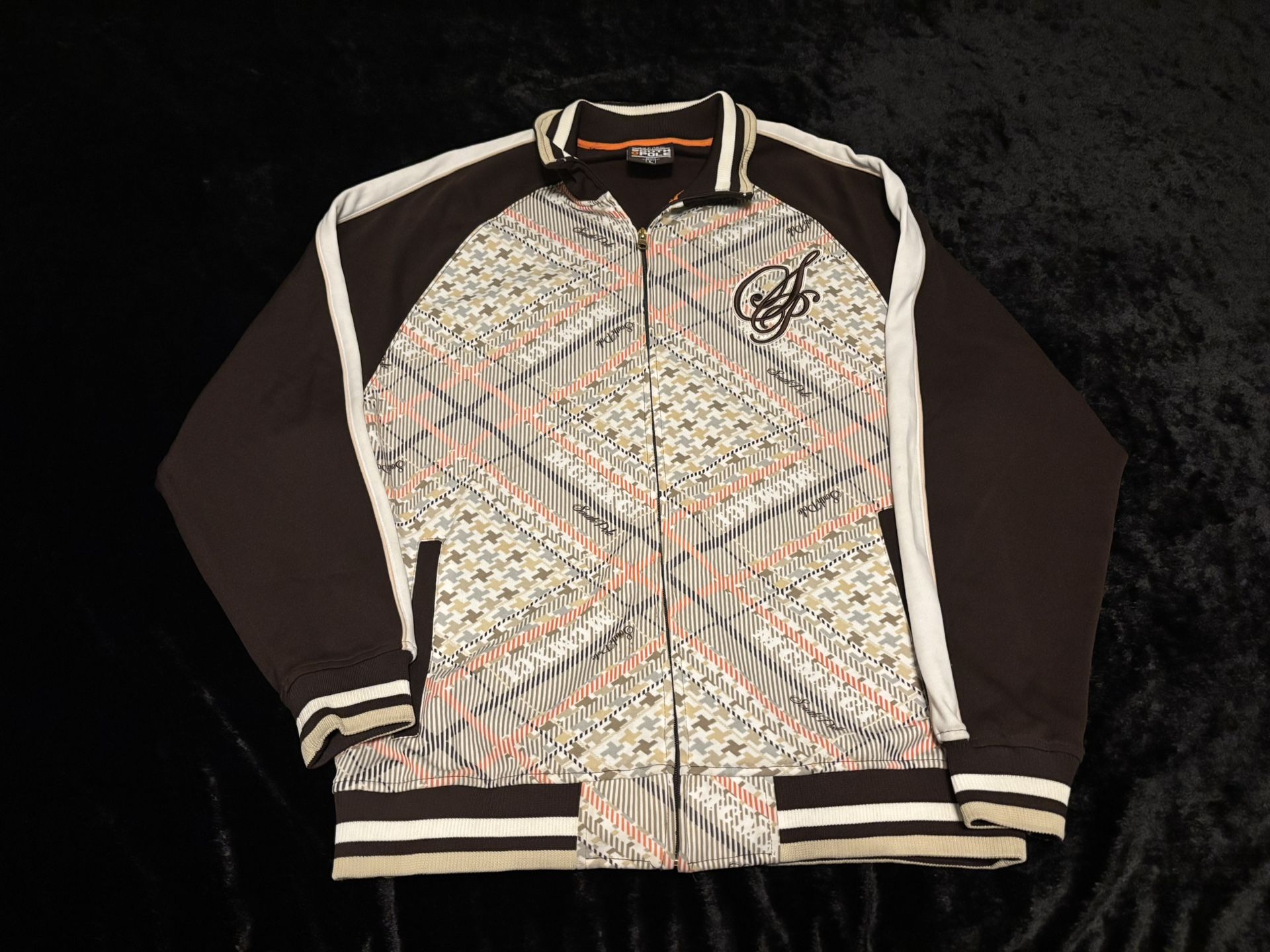 Mens Large Vintage Y2K South Pole Track Full Zip Sweater Jesse Pinkman Style