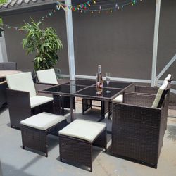Outdoor dining set-9 piece