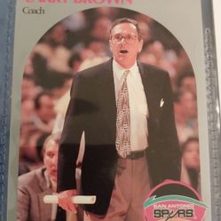 Basketball Spurs Coach Larry Brown 1990 #328