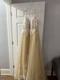 Wedding dress (champagne)