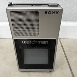 Vintage watchman Tv Sony Tested . 