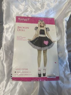 Spirit Broken Doll Adult Halloween Costume S/M