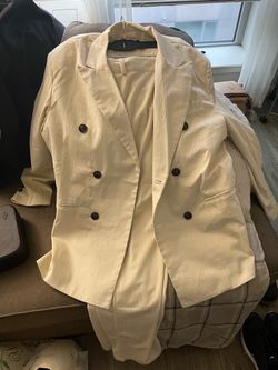 Brand new linen suit