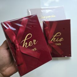 Libros De Votos Matrimoniales_Terciopelo Rojo