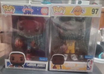 LeBron James 10" Jumbo Funko Pop Bundle - Lakers & Space Jam (New/Exclusive) OBO