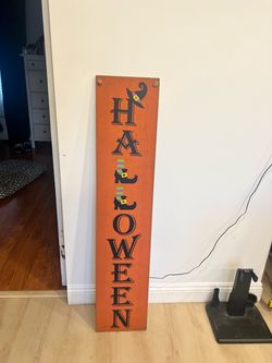 Halloween/ Thankful Double sided sign