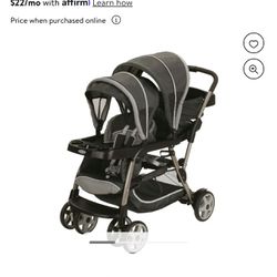 Double Stroller, Graco Ready2Grow Click Connect LX