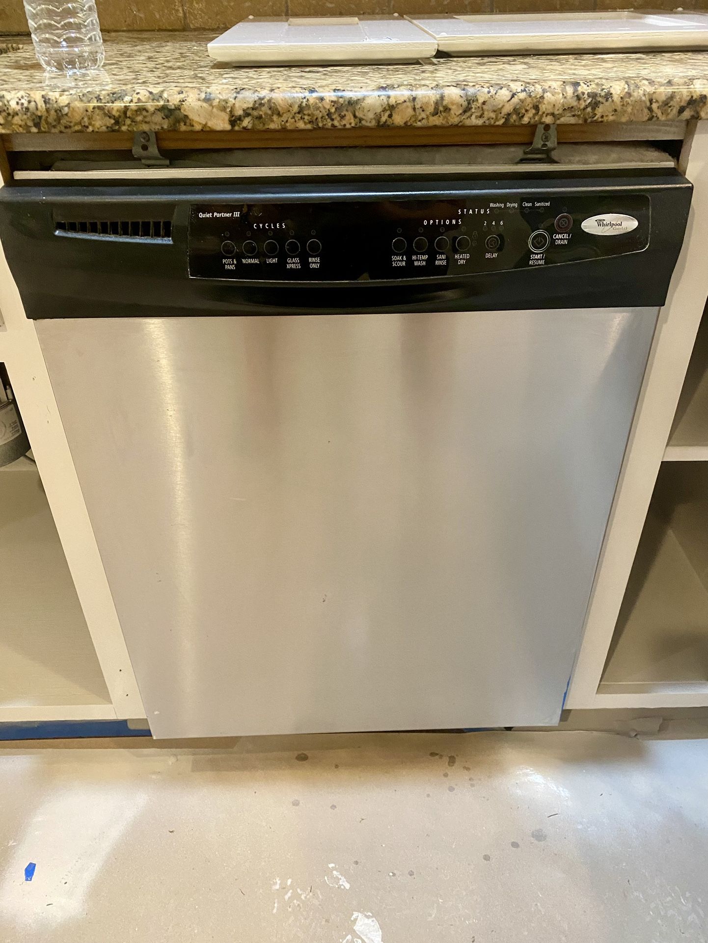 Whirlpool Dishwasher Quiet Partner Iii