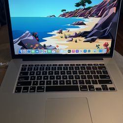 MacBook Pro 15 inch mid 2015 in excellent condition.