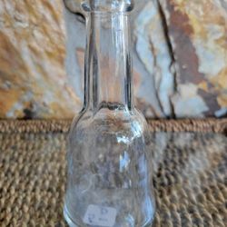 Vintage Glass Vase /Apothecary Bottle | Flower Vase