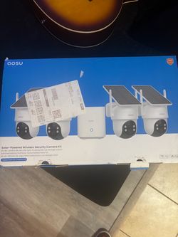 Home Security Cameras (solar paneled)