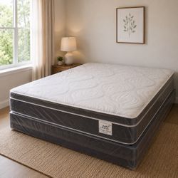 Brand New 14” Pillow Top Queen Size Mattress – Top Quality & Fast Same-Day Delivery 🚛 All Sizes Available!