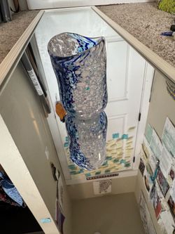 Handmade glass cup