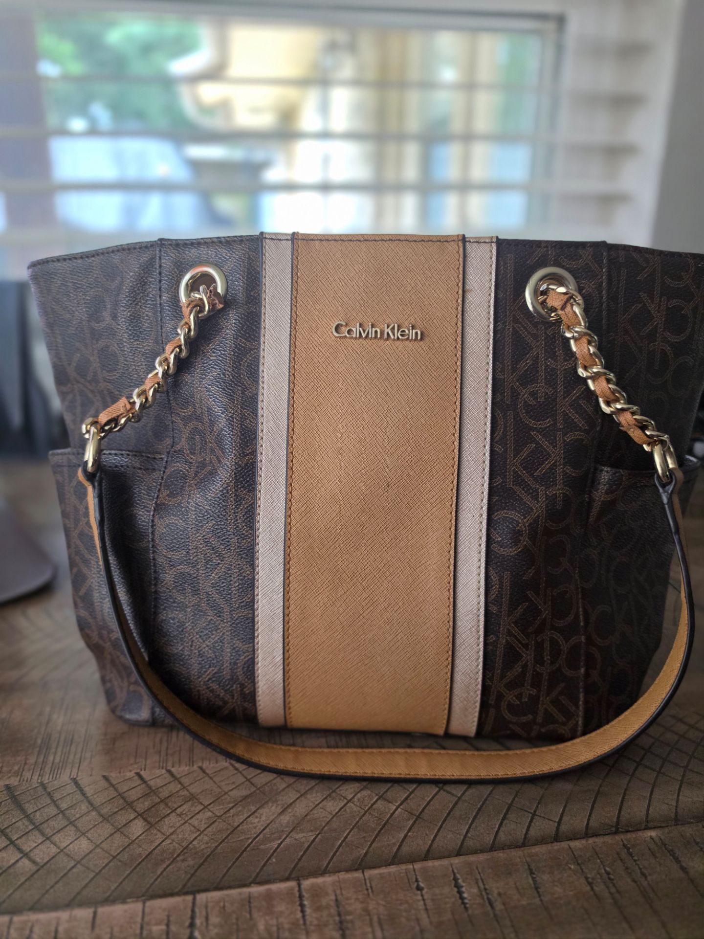 Calvin Klein CK Hayden Signature Chain Tote