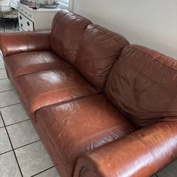 Leather sofa