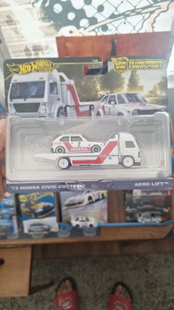 Hot Wheels Car Culture Team Transport '73 Honda Civic Custom
