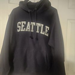 Seattle Champion Hoodie Mens Large 