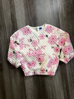 Old navy flowers sweatshirt