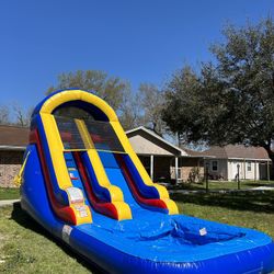 14 ft., Single-Lane Water Slide