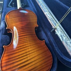 Flamed 4/4 Rothenberg German Violin with New Bow, Digital Tuner, Shoulder Rest, Extra Strings $280 Firm